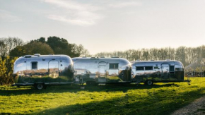 Silver Airstream Glamping & Rental